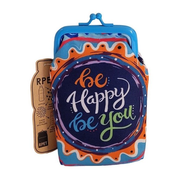 BE HAPPY BE YOU Womens Cigarette Case for 100s Recycled Material - Picture 3 of 5